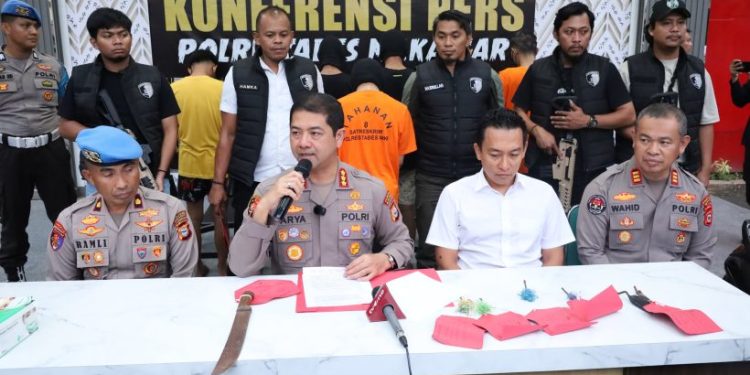 Bacok Warga, Kawanan Geng Motor “Utara” Dibekuk Jatanras Polrestabes Makassar