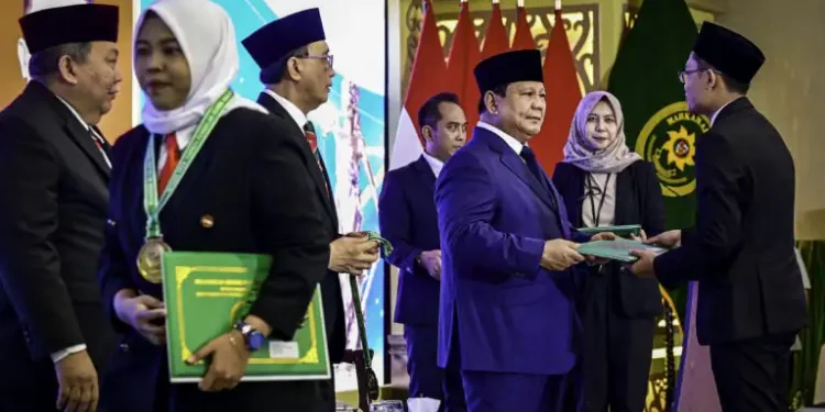 Presiden Prabowo Hadiri Pengukuhan 1.451 Hakim Mahkamah Agung