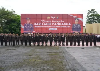 Upacara Hari Lahir Pancasila di Sulbar, Kapolda Ingatkan Arti Pentingnya Nilai-Nilai Pancasila