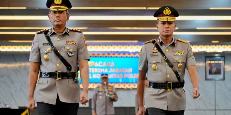 Kakorlantas Pimpin Sertijab Dirkamsel, Perkuat Marwah Korlantas dan Fokus Hari Keselamatan Lalu Lintas