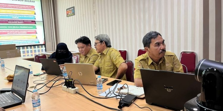 Tingkatkan Kualitas Akuntabilitas Kinerja Perangkat Daerah, Biro Organisasi Setda Sulbar Selenggarakan Rakor Revisi Dokumen SAKIP