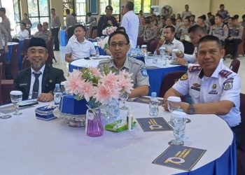 Kadishub Sulbar Hadiri HUT Lalu Lintas Bhayangkara ke-70 di Mapolda Sulbar