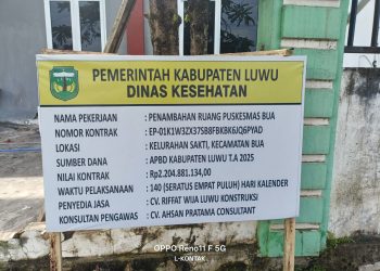 Proyek Puskesmas Bua Diduga Mark-Up: L-KONTAK Ajukan Klarifikasi ke Dinas Kesehatan