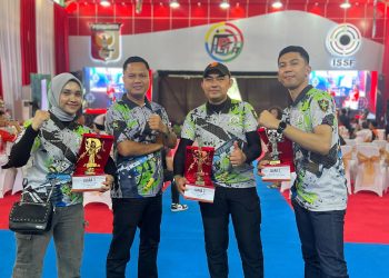 Kejati Sulsel Ukir Prestasi Gemilang Raih 3 Juara di Kejuaraan Menembak Jaksa Agung Cup 2025