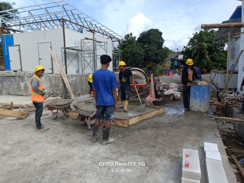 L-KONTAK Pertanyakan Kualitas Bangunan Kampung Nelayan Merah Putih Untia