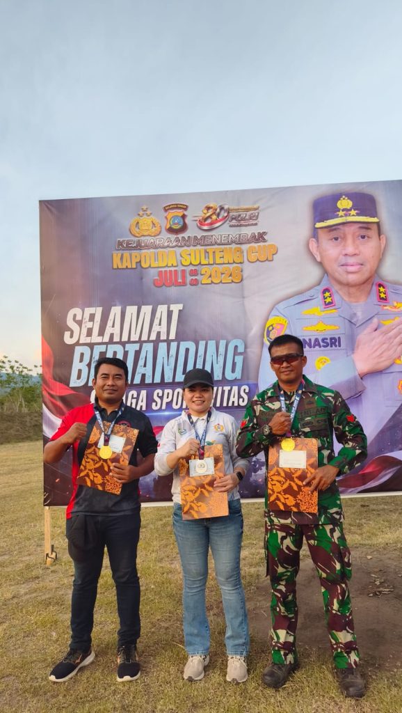 Harumkan Nama Pasangkayu, Prajurit Kodim 1427/Pky Raih Emas di Kejuaraan Menembak Kapolda Sulteng Cup 2026