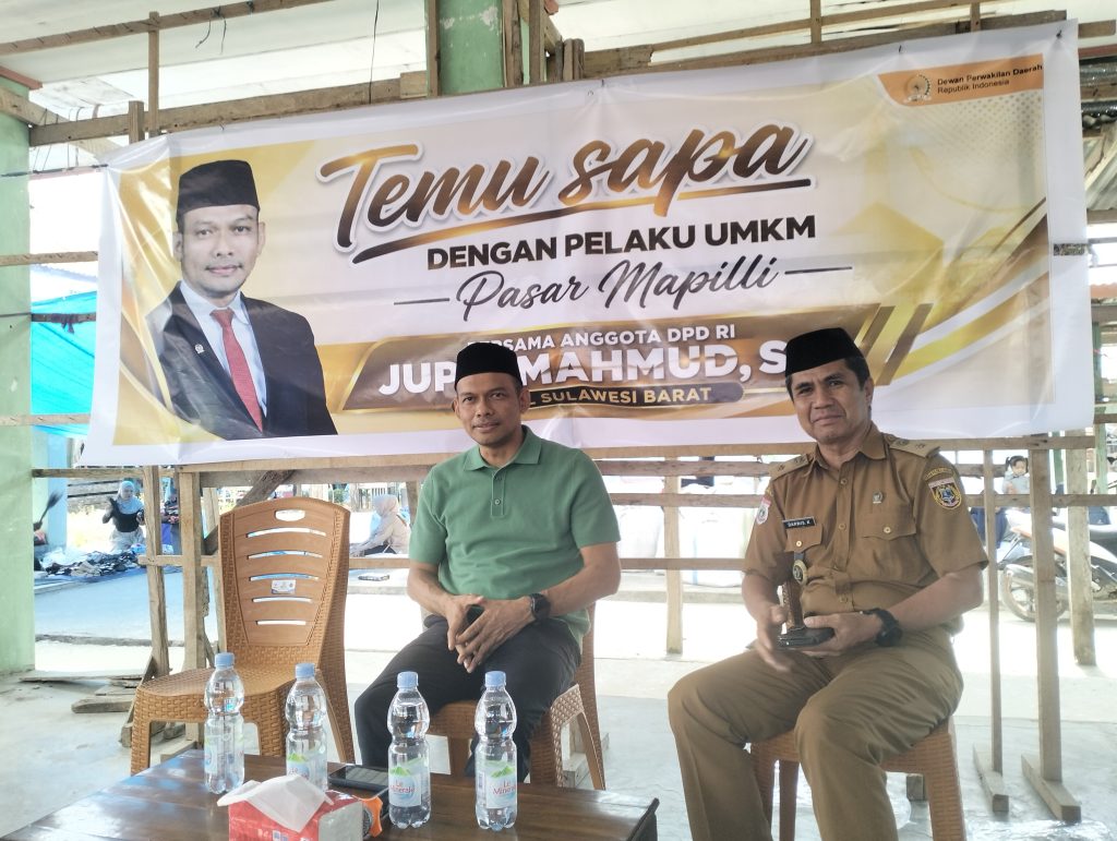 Reses di Pasar Mapilli Barat, Senator Jupri Mahmud Serap Aspirasi Pelaku UMKM dan Janji Bantu Rehab MCK