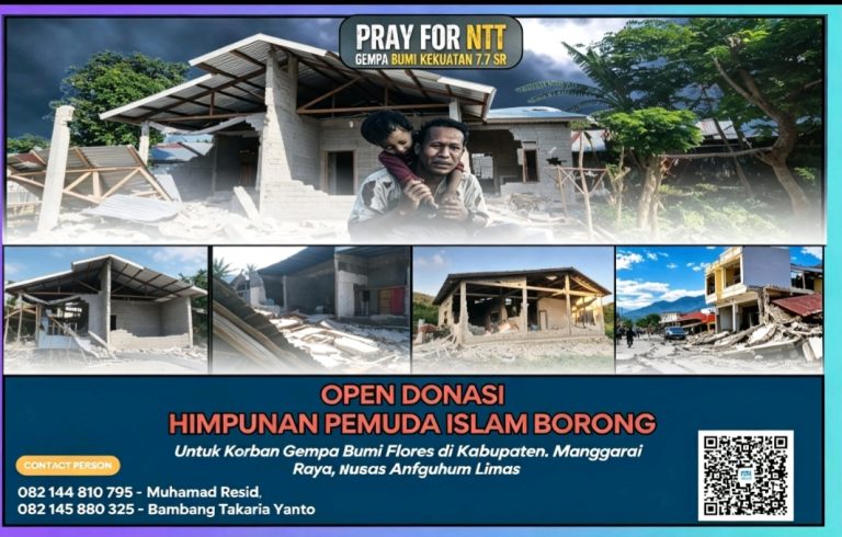 Himpunan Pemuda Islam Borong Galang Donasi untuk Korban Gempa Flores