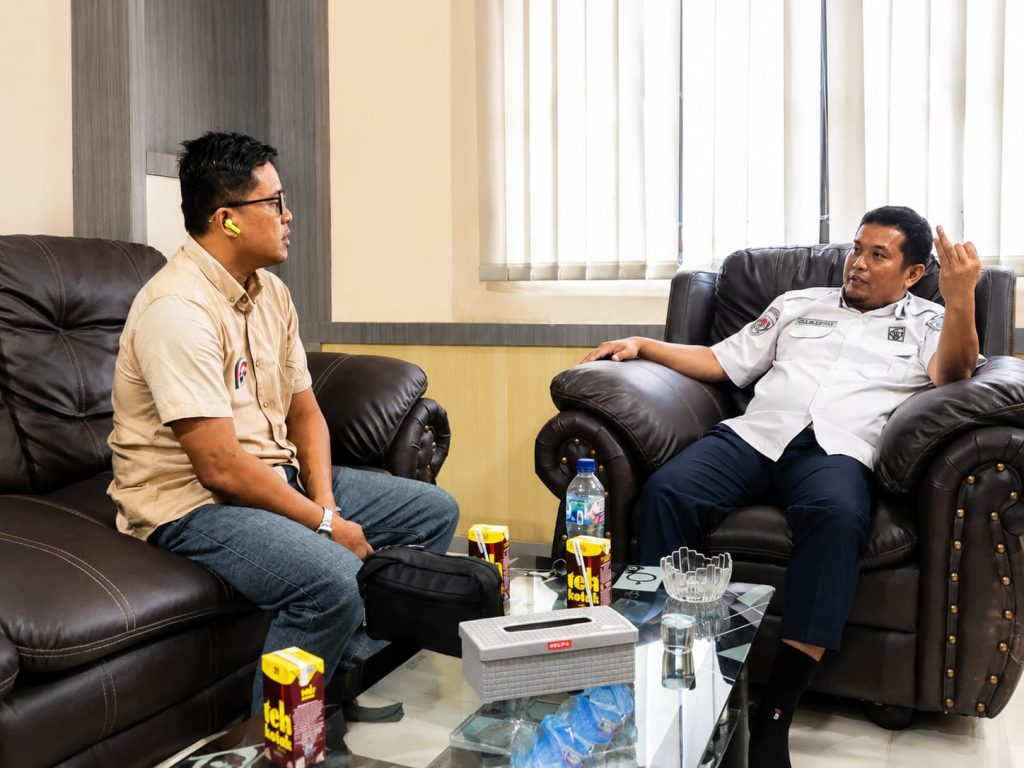 Ketua IJS Pasangkayu Silaturahmi ke Disperkimtan, Bahas Percepatan Realisasi Program BSPS