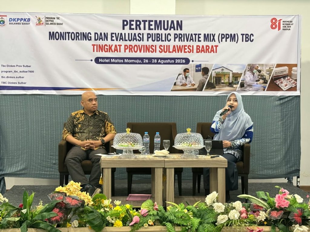 Putri Anindy Jadi Pembicara Pertemuan Monitoring dan Evaluasi PPM TBC Sulawesi Barat