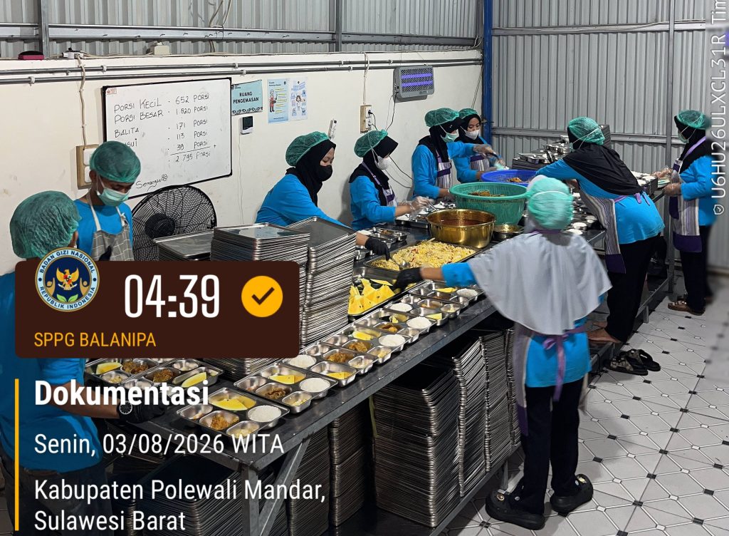 SPPG Balanipa Layani Penerima Manfaat di 18 Sekolah dan 10 Posyandu