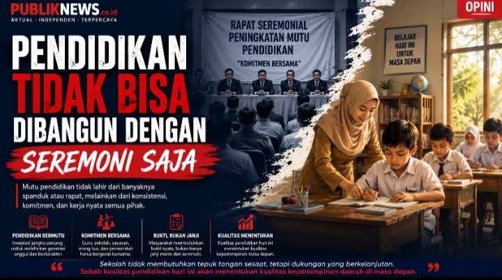 Pendidikan bukan sekadar seremoni, tetapi komitmen terhadap mutu