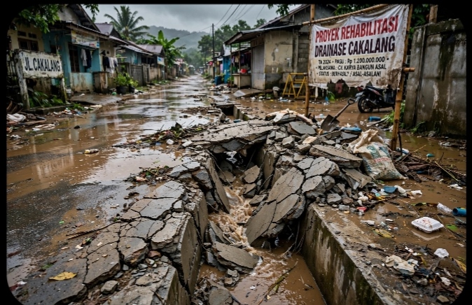 Rehab Drainase Cakalang Palopo: Proyek Akal-Akalan yang Tidak Substantif