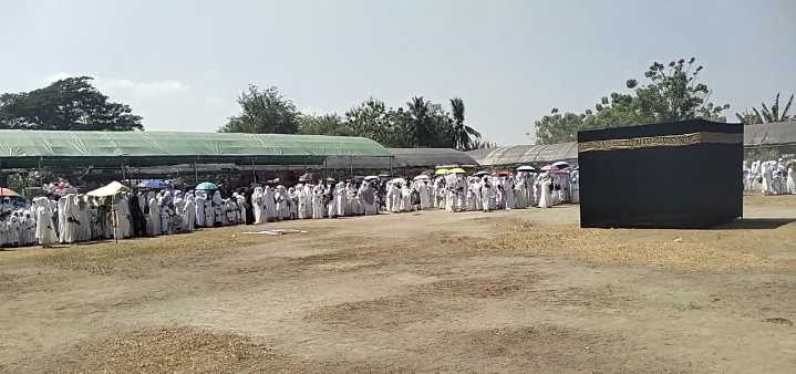 Pelaksanaan Manasik Haji Cilik PAUD IGTKI-PGRI Kabupaten Sigi di Lapangan Kaleke Berlangsung Khidmat dan Meriah