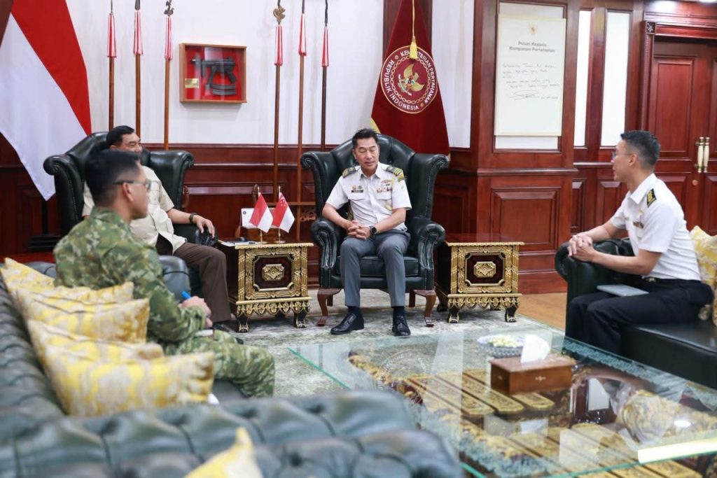 Jelang Akhir Masa Tugas, Athan Singapura Temui Menhan Sjafrie dan Pejabat Kemhan RI